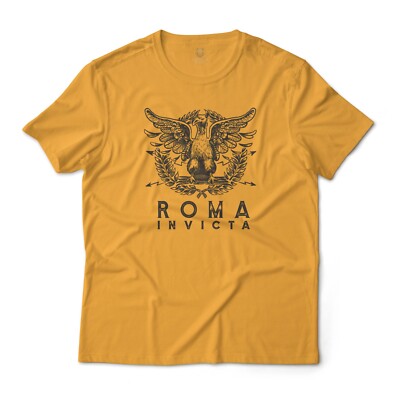 Roma Invicta Roman Empire Eagle Standard Graphic T-Shirt Unisex