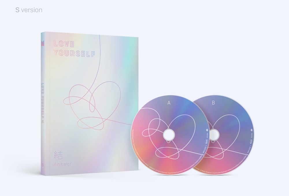 BTS 4th Album LOVE YOURSELF Answer S Ver. 2CD+P.Book+M.Book+P.Card+Sticker+Gift