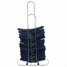 33.5"H Chrome Hanger Stacker Organzier, Clothes Hanger Rack for Laundry Room