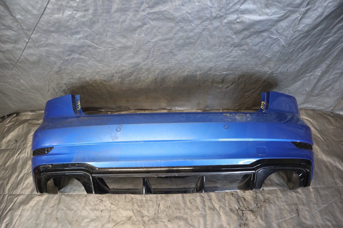2020 AUDI RS3 QUATTRO 8V 2.5T OEM COMPLETE REAR BUMPER COVER W