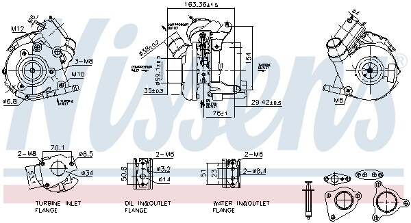 93830 NISSENS Charger, charging system for NISSAN,RENAULT