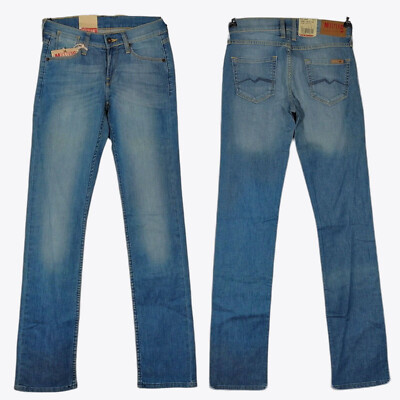 MUSTANG GIRLS OREGON, Slim Fit Normal Rise W26 L34 Stretch Used Wash Damen Jeans