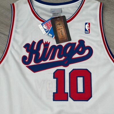Authentic MIKE BIBBY Sacramento Kings Jersey 48 XL Reebok HWC 1974