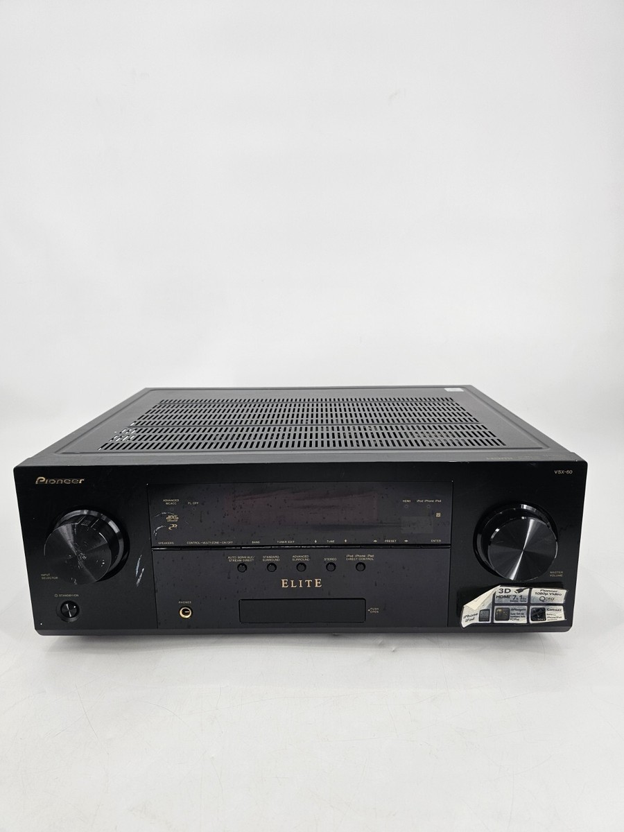 Pioneer VSX-60 AV Receiver 7.2Ch 7x HDMI No Remote | eBay