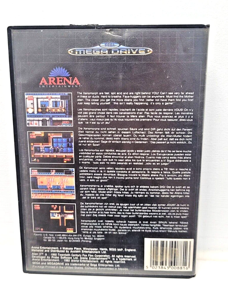 Alien 3 Sega Mega Drive PAL UK Boxed Complete - Image 2 of 4