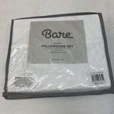 Bare Standard Pillowcase 2 PCS Ultra-Soft Hypoallergenic