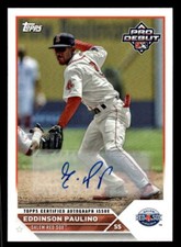 Eddinson Paulino 2023 Topps Pro Debut #PD-155 Autographs