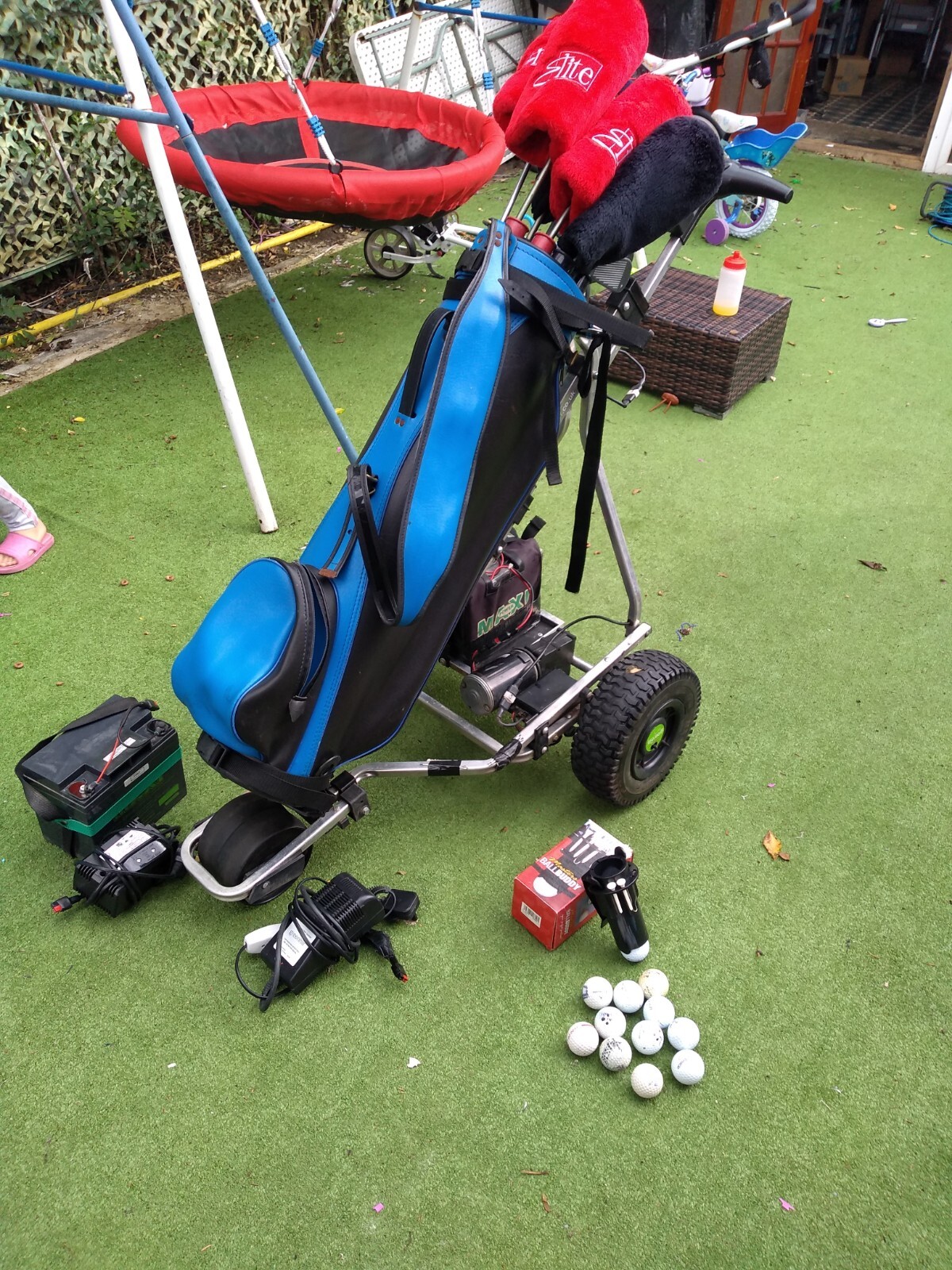 Greenhill Electric Golf Trolley and Golf Bag eBay