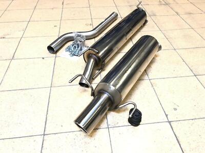 Edelstahl Anlage Opel Astra G Fließheck Sportauspuff ABE X90