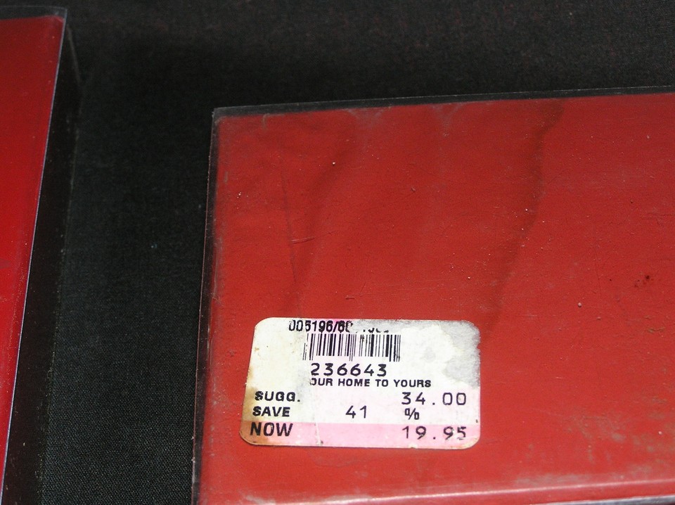 LOT OF 2 LENOX ORNAMENTS FROM OUR HOME TO YOUR HOME 2000 2001 MAILBOX