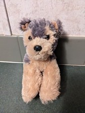 Aurora Mini Flopsie Plush dog Yorkshire Terrier Puppy Stuffed Animal 2017 7.5'