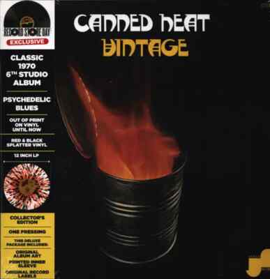 LP Canned Heat Vintage RED & BLACK SPLATTER VINYL, OBI NEW OVP Culture Fact