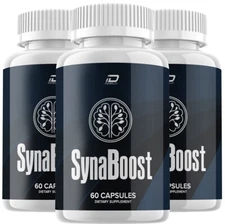 (3 Pack) SynaBoost Brain Capsules – Syna Boost, Memory, Focus Pills All Natural