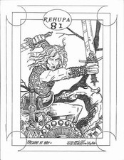 REHUPA - THE ROBERT E. HOWARD APA #81 (1986) original vintage mailing. 