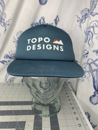 Topo Designs Foam Trucker Hat Sea Foam Green, Used (D2) - Picture 2 of 9