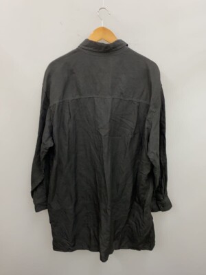 トップス Y's long sleeve Yohji Yamamoto YOHJI YAMAMOTO Y's for Men Long Sleeve Linen Shirt Size 2