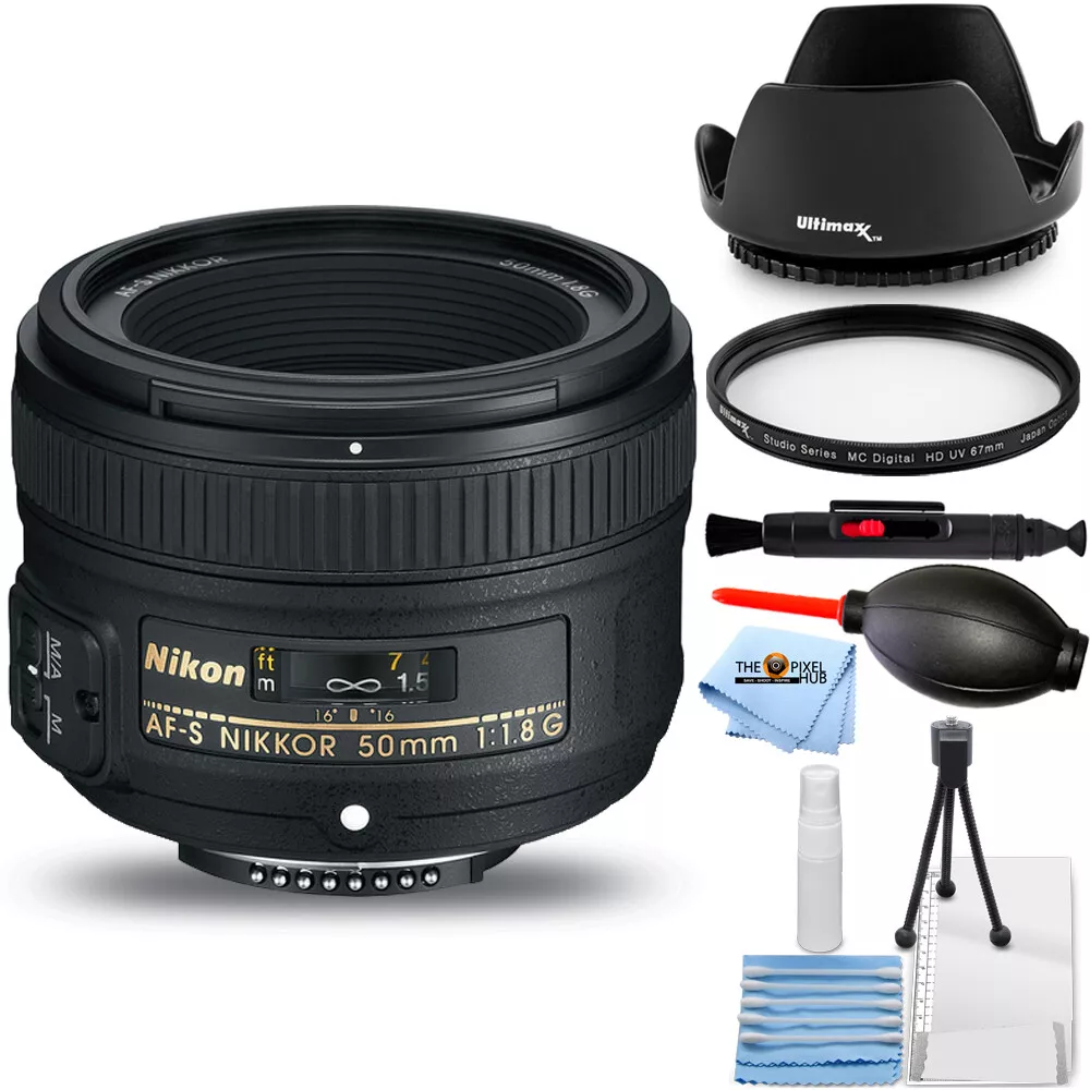 Nikon AF-S NIKKOR 50mm f/1.8G Lens 2199 - Essential UV Filter