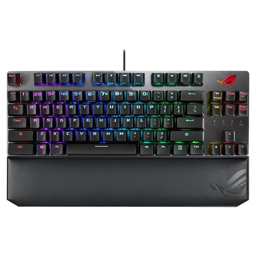 ASUS ROG Strix Scope TKL Deluxe NX Red Mechanical Gaming Keyboard UK - Picture 2 of 4