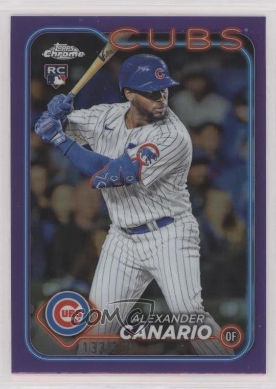 2024 Topps Chrome Purple Refractor 133/250 Alexander Canario #174 Rookie RC 0zt7