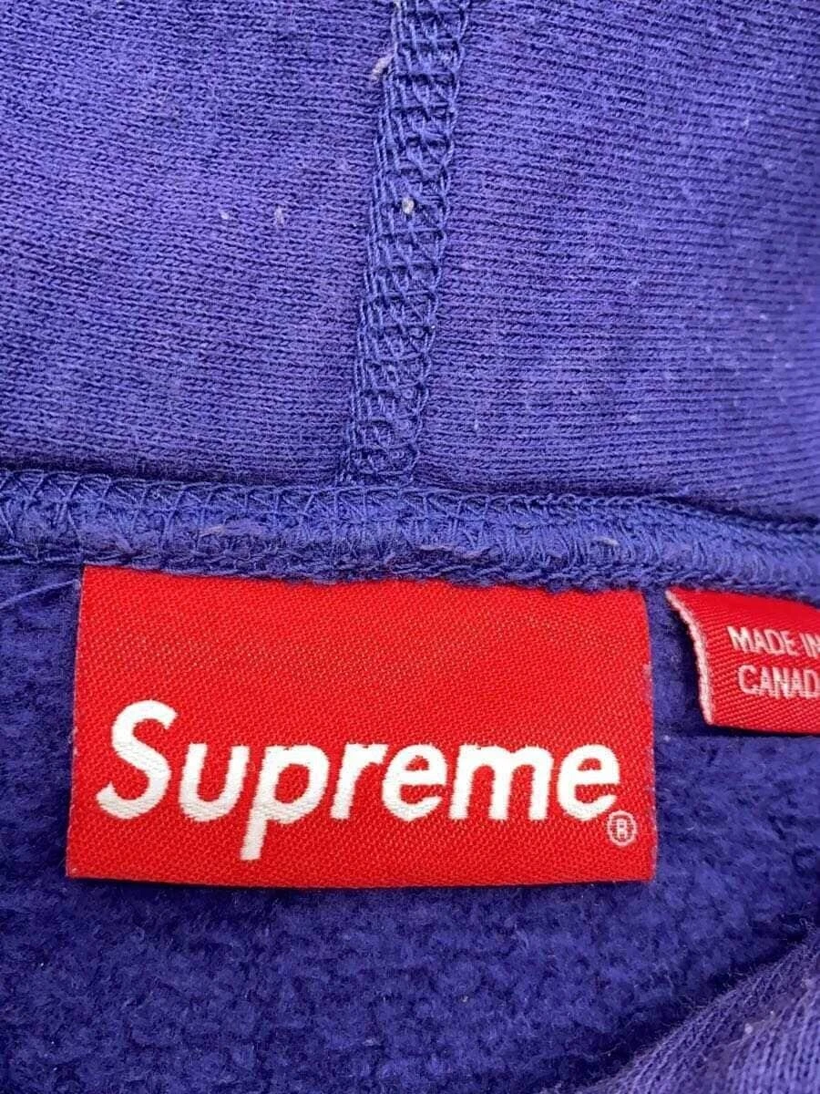 Supreme Felpa con Cappuccio S Cotone BLU