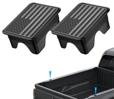 Ram 1500 American Flag Stake Pocket Covers, Rear Truck Bed Rail Stake Pocket ...