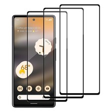 3 Pack for Google Pixel 6a 5G Tempered Glass Screen Protector, Scratch-Proof,...