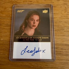 James Bond No Time To Die (2025) - Lea Seydoux (Madeline) Autograph Fant1-Ls Ssp