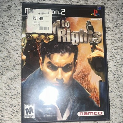 Namco Dead to Rights (Sony PlayStation 2 PS2) CIB/ factory sealed 
