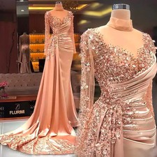 Prom Party Gown New Evening Dresses Plus Size Formal Floor-Length CustomApplique