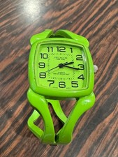 vintage Vellaccio New York quartz watch rare green 