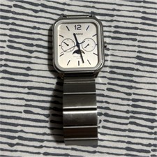 Casio MTP-M305L-1A | Moonphase Analog Watch | Vintage Square Design | Multi-Dial