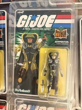 G.I. Joe Super7 ReAction  Serpentor Python O-Ring 3.75  Figure Mint Protector