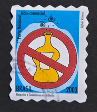 Brazil 2003 Courtesy on Mass Transit,  No drinking  Sc#2893  used