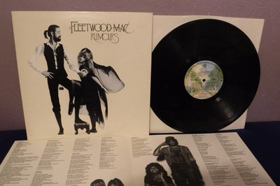 Fleetwood Mac, Rumours, 1977 Warner Bros. BSK 3010 with insert