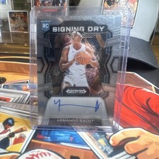 2024-25 Panini Prizm Draft Picks Signing Day Rookie Auto SD-BAC Armando Bacot N…