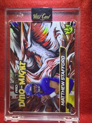 Wild Card Dino-Might Prolook 2023 Matthew Stafford Serial 4/5