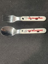 Vintage Disney 101 Dalmatians Toddler Fork Spoon Utensil Set