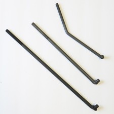 Hurst V Gate Mr Gasket Vintage Usa Vertical Gate 4 Speed Muncie Shift Rods Set 3