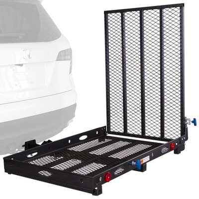 Titan Ramps Hitch-Mounted Wheelchair and Scooter Carrier - 400 lb. Capacity