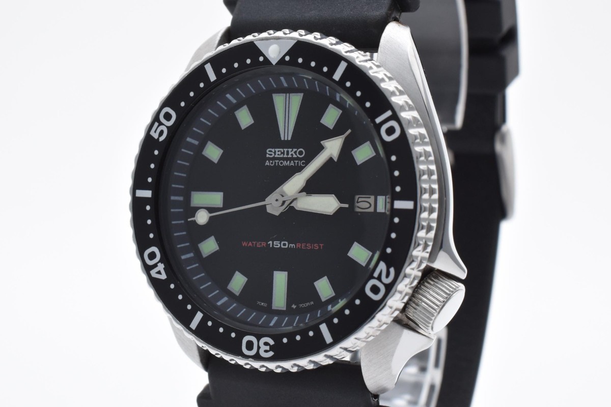 Seiko Men's Black Watch - 7002-7001 for sale online | eBay