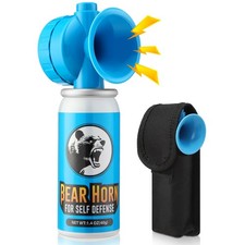 1.4oz Bear Horn Self Defense 123dB Loud Air Audible up to 1/2 Mile...
