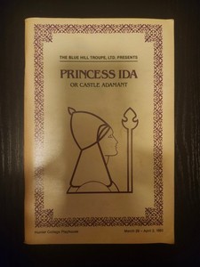 1983 Princess IDA Or Castle Adamant Blue Hill Troupe Hunter Collage Playhouse