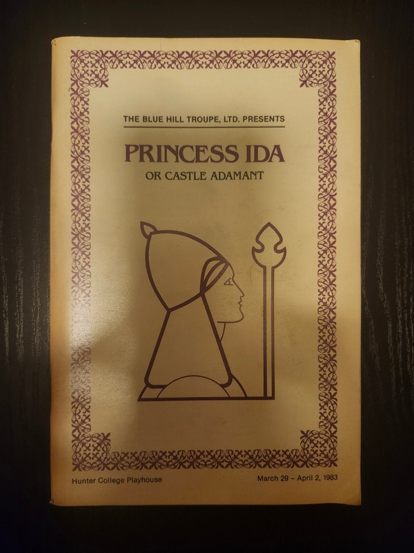 1983 Princess IDA Or Castle Adamant Blue Hill Troupe Hunter Collage Playhouse