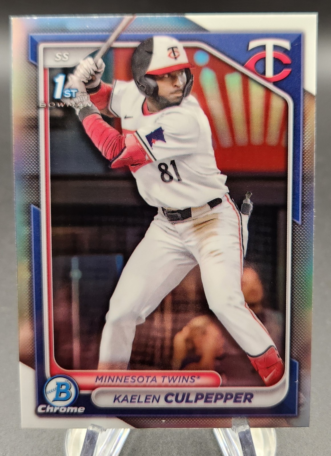 Kaelen Culpepper 2024 Bowman Draft Chrome Refractor 1st Bowman #BDC-98 Twins
