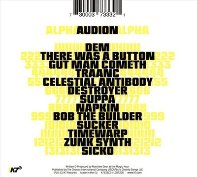 AUDION ALPHA NEW CD