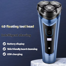 SEJOY Men's Electric Shaver Razor Rotary Beard USB Rechargeable Cordless Trimmer