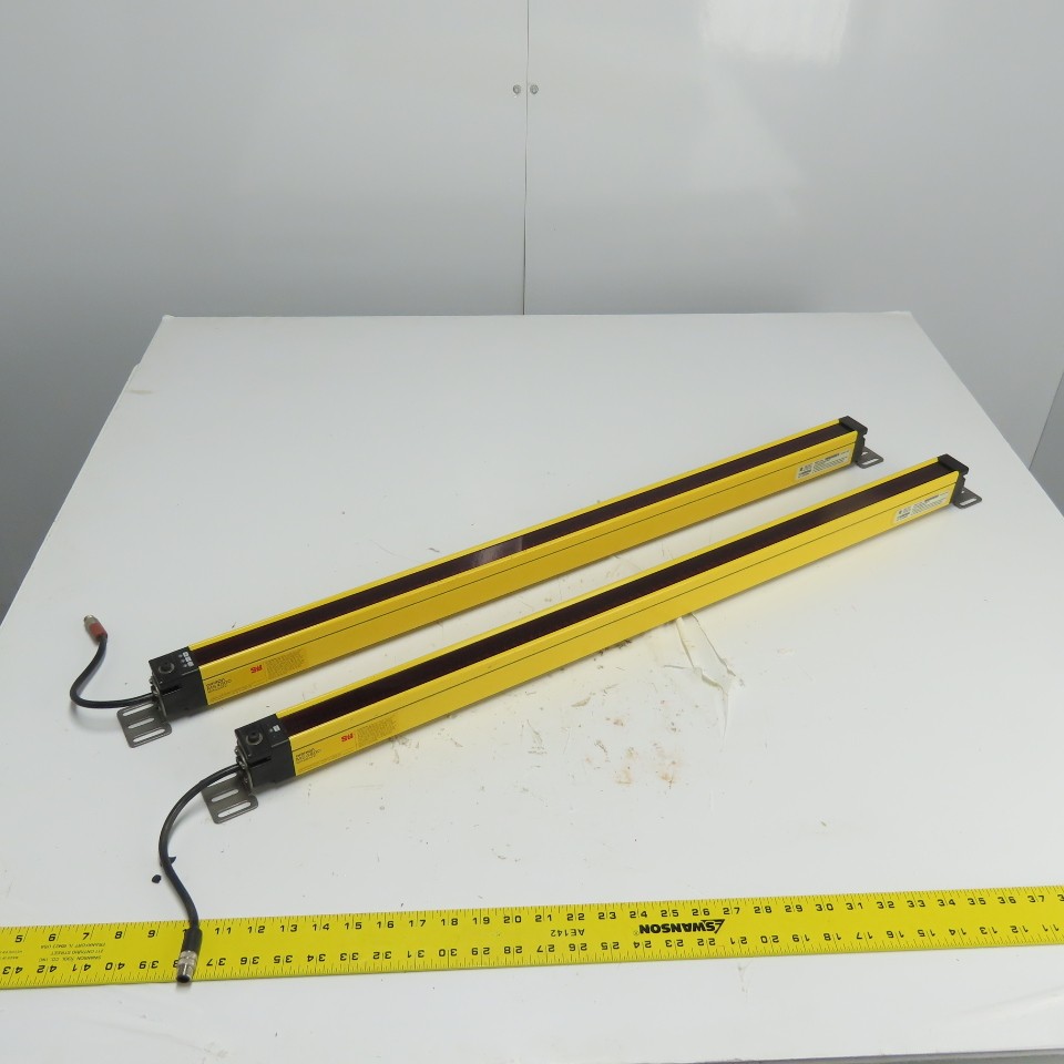 Omron MS4800B-20-0840-R Receiver W/MS4800B-20-0840-X Transmitter Light Curtain
