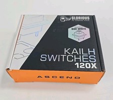 Glorious - Kailh Box White Mechanical Keyboard Switches - 120 Piece
