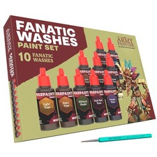The Army Painter, Warpaints 18 mililitros, Fanatic Washes Paint Set Combo