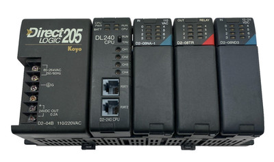 KOYO Automation Direct Logic 205 PLC Programmable Logic Controller D2-04B, DL240